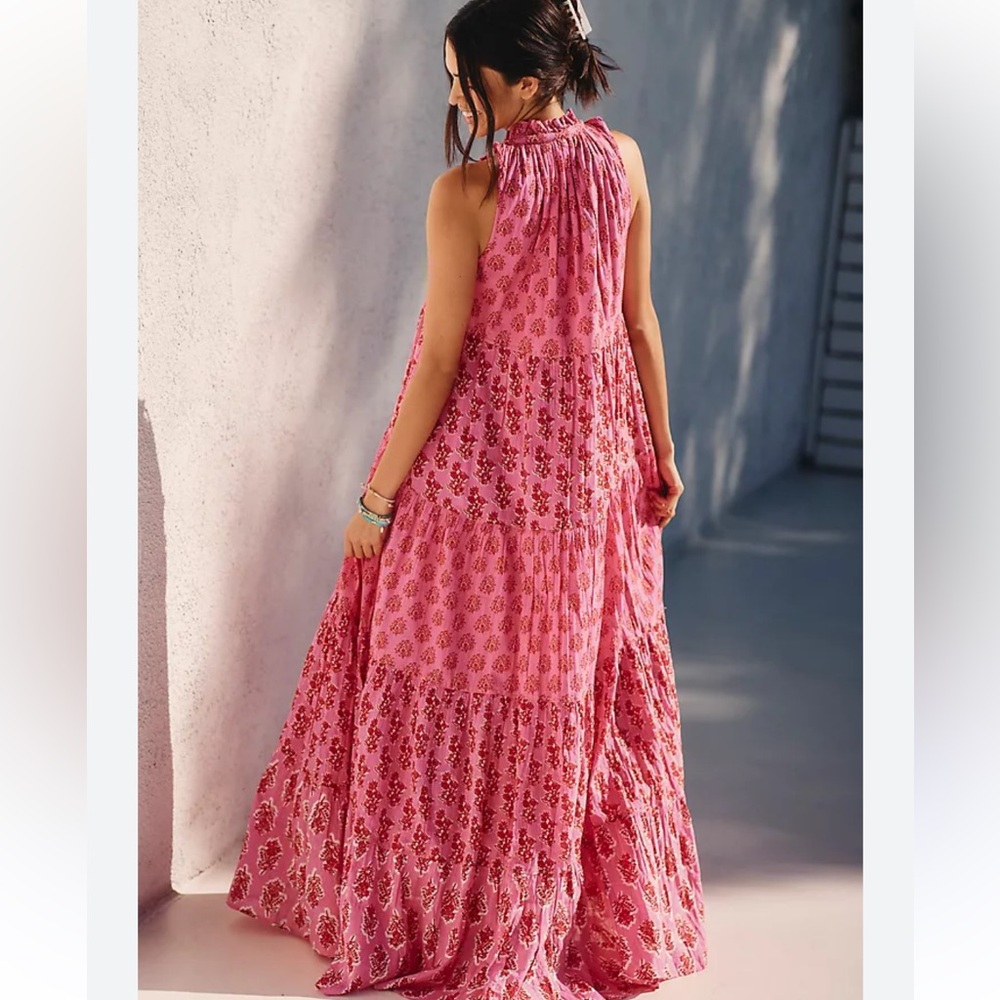 Anthropologie Ro’s Garden Sofia Tiered Maxi Dress in Size XS - Picture 2 of 5